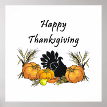 Happy Thanksgiving Posters