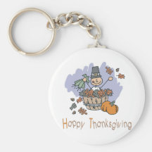 Happy Thanksgiving Surprise Doodle Keychains