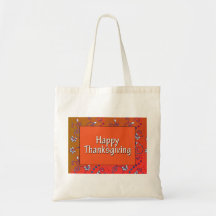 Happy Thanksgiving Tote Bags