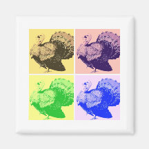 Happy Thanksgiving Turkey Magnet