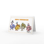 Happy Thanksgiving Turkeys Cards