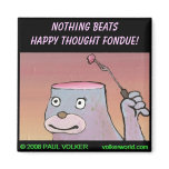 Happy Thought Fondue Fridge Magnets