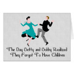 Happy To Be Child Free Card