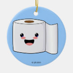 Happy Toilet Paper Roll Ornament