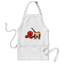 Happy Tomato's on the Chopping Block Aprons