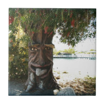Happy Tree Ceramic Tile