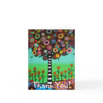 HAPPY TREE Thank You Card