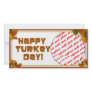 Happy Turkey Day Text Design Custom Photo Card