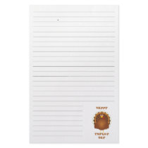 Happy Turkey day Thanksgiving Stationery
