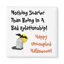 Happy Uncoupled Halloween Magnet
