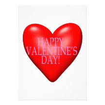 Happy valentines Day 5 Personalized Invites