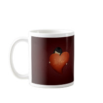 Happy Valentine's Day: A Girl In Love Coffee Mug
