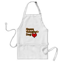 Happy Valentine's Day Aprons