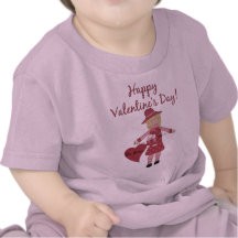 Happy Valentines day baby t-shirt