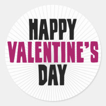 Happy Valentine's Day - Bastard Stickers