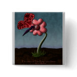Happy Valentine's Day: Blooming Love Pinback Button