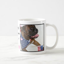 Happy Valentine's Day Boxer Dog mug