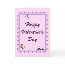 Happy Valentine's Day Card - Cats
