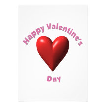 Happy Valentines Day Custom Announcement