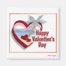 Happy Valentine's Day From Florida Fridge Magnets