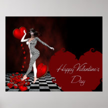 Happy Valentine's Day - Jester Fantasy Print