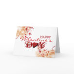 "Happy Valentine's day" modern blank cards