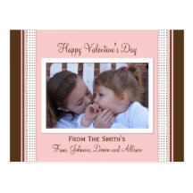 Happy Valentine's Day Photo Postcard