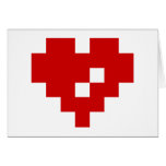 Happy Valentine's Day / Pixel Heart 8 Bit Love Card