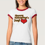Happy Valentine's Day Retro Style T-Shirt