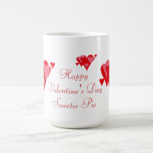 Happy Valentine's Day Sweetie Pie Mug