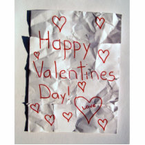 Happy Valentine's Day, torn and taped together