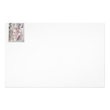 Happy Valentine's Day, torn and taped together Custom Stationery