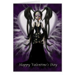 Happy Valentines, Gothic, Cartoon Doll, female cards