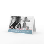 Happy Valentines Photo Greeting Card | 3 Images