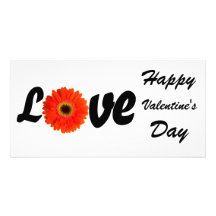 Happy Valentines's Day Photo Card Template