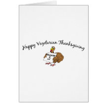 Happy Vegetarian Thanksgiving Card