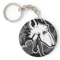 Happy Werewolf Keychain