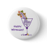 Happy Winesday - Button