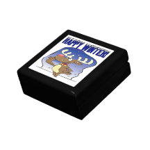 Happy Winter Jewelry Box