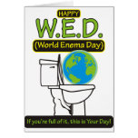 Happy World Enema Day WED cards