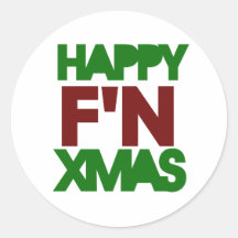 Happy Xmas humour Stickers