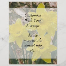 Happy Yellow Daffodils Flyer