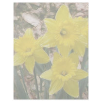 Happy Yellow Daffodils Letterhead Template