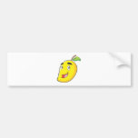 Happy Yellow Mango Fruit Bumper Stickers