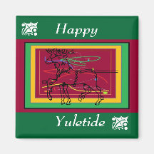 Happy Yuletide Magnets