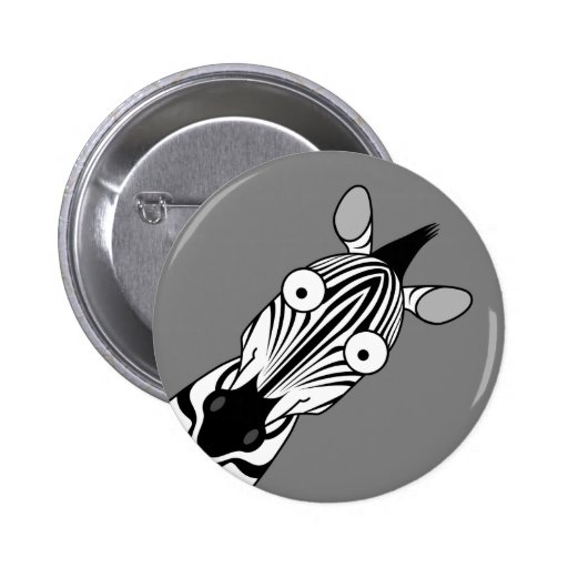 HAPPY ZEBRA BUTTON