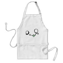 Happy Zombie Face Aprons