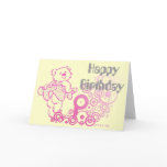 HappyBirthday dancing bear Card