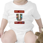 HappyBirthday Script  - ALPHA Alphabet Decorative Shirts
