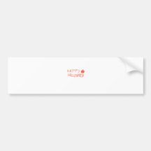 HAPPYHALLOWEEN BUMPER STICKER